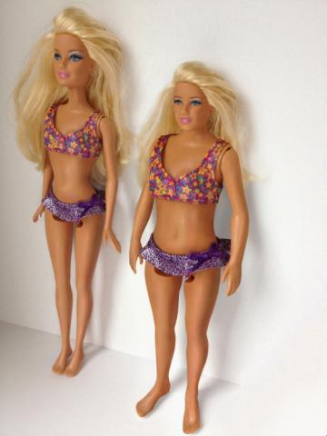 Původní vs. nová panenka Barbie