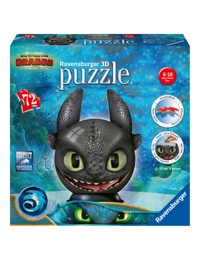 Obrázek hračky Puzzle-Ball Jak vycvičit draka 3: Bezzubka 72 dílků